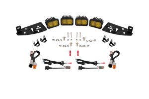 Ram 1500 Fog Light Kit - Diode Dynamics - SSC2 LED Fog Pocket Kit - Yellow - `19-`24